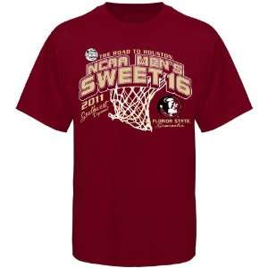   Tournament Sweet Sixteen Hoop T shirt   Garnet