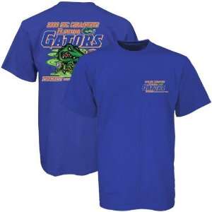   SEC Football Champions Royal Blue Swamp T shirt: Sports & Outdoors