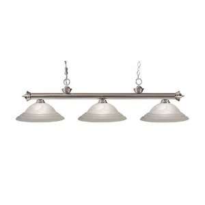  Z Lite 100703BN SW16 3 Light Billiard in Pewter: Baby