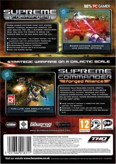 New PC Game SUPREME COMMANDER GOLD EDITION   2 Game Set  