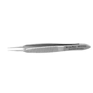 BONN Micro Suturing Forceps, 2 3/4 (7 cm), 1 X 2 teeth, 0.12 mm, with 