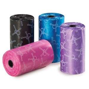     Clearquest Waste Pick up Bags PINK   CROSSBONE: Pet Supplies