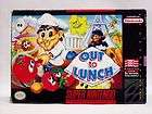 out to lunch box only snes super nintendo 