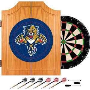 Best Quality NHL Florida Panthers Dart Cabinet includes Darts and 