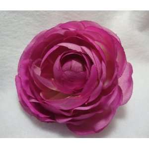    NEW Pink Purple Ranunculus Hair Flower Clip, Limited. Beauty