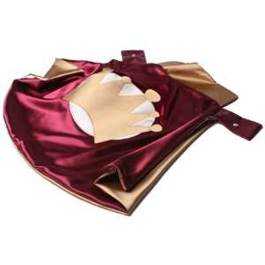   The Crowned Champ Super Hero Cape   Cranberry and Gold Toys & Games