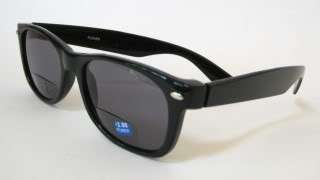 Sunglasses Bifocal Sun Readers 2.00 Unisex Retro Black  