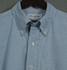 Brooks Brothers Makers blue button down shirt, 16/33.5  