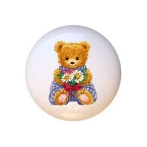  Bouquet Bear Drawer Pull Knob: Home Improvement