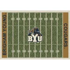  NCAA Home Field Rug   Brigham Young (BYU) Cougars: Sports & Outdoors