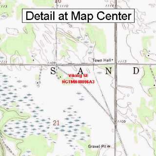  USGS Topographic Quadrangle Map   Viking SE, Minnesota 