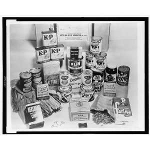  GWRAs 35 lb. food parcel fights famine in Greece,1946 