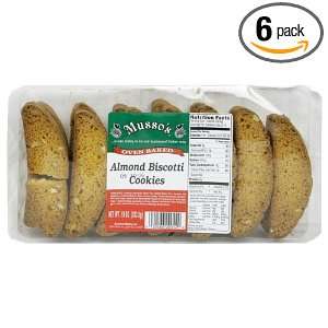 Mussos Biscotti Almond Cookies, Net Wt. Grocery & Gourmet Food