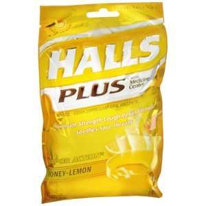  HALLS PLUS C DROP BAG HONY LEM 25 EACH Health & Personal 