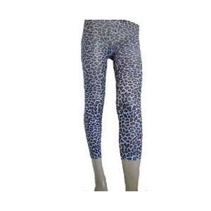  Leopard Print Capri Tights By Cathy Rose (One Size 