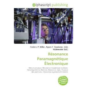   Paramagnétique Électronique (French Edition) (9786132688200) Books