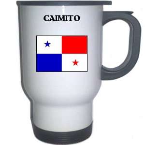  Panama   CAIMITO White Stainless Steel Mug Everything 