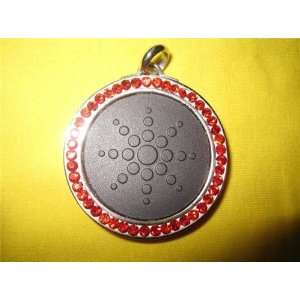   Energy Pendant Red Crystals Clasp Ring SS Chain: Health & Personal