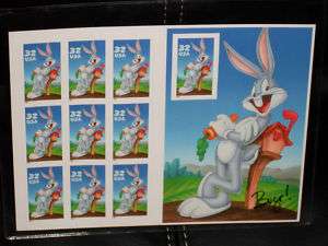 Bugs Bunny Looney Tunes Collectors Edition 10 Stamp Set  