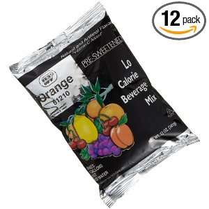 Nutrassist Lo Calorie Beverage Mix, Orange, 12 Ounce Packages (Pack of 