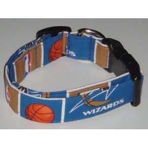  NBA Washington Wizards Basketball Dog Collar Blue X Large 