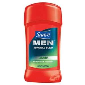  Suave Invisible Solid Deodorant for Men Sport 2.6 oz 