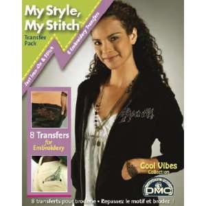  DMC My Style, My Stitch Iron On Transfer Kit Cool Vibe 