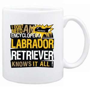  New   My Labrador Retriever Knows It All   Mug Dog 
