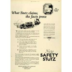  1926 Ad Stutz Symbol Motor Car Co America Indianapolis 