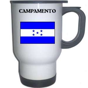  Honduras   CAMPAMENTO White Stainless Steel Mug 