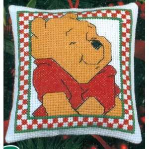  Pooh Christmas Ornament Cross Stitch Kit: Home & Kitchen