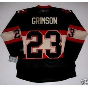 STU GRIMSON CHICAGO BLACKHAWKS 3rd JERSEY REAL RBK