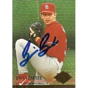  Brian Barber Signed St. Louis Cardinals 1994 Ultra Card 