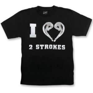  FMF TEE I HEART 2 STRK BK MD 012992: Automotive