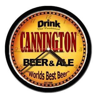  CANNINGTON beer and ale cerveza wall clock: Everything 