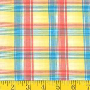  45 Wide Stretch Yarn dyed Shirting Sunny Fabric By The 