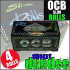 OCB PREMIUM SLIM ROLLS Cigarette rolling papers NEW