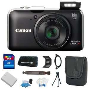 Canon PowerShot SX230HS 12 MP Digital Camera with HS SYSTEM and DIGIC 
