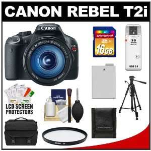  Canon EOS Rebel T2i 18.0 MP Digital SLR Camera Body & EF S 18 