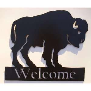   ,Southwest,Welcome Sign,Metal Art,Business,Bison: Everything Else