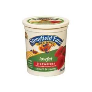 Stonyfield Farm, Yogurt,organic, Strawberry,low Fat,kids, 32 Oz (Pack 