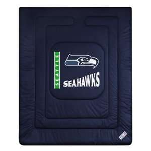  Seattle Seahawks Locker Room Twin Comforter Sports 