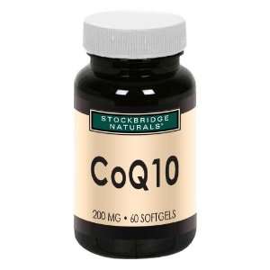  Stockbridge Naturals   CoQ10     60 softgels Health 