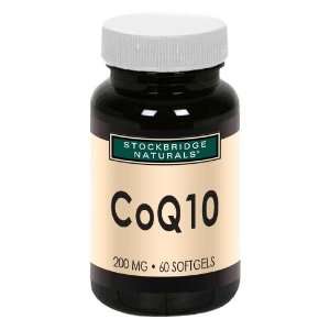  Stockbridge Naturals   CoQ10     60 softgels: Health 