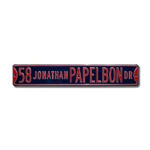   Signs Boston Red Sox Jonathan Papelbon Street Sign