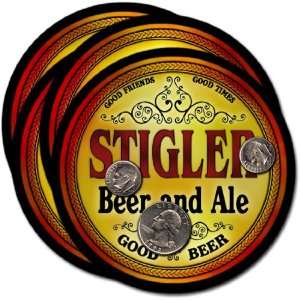  Stigler, OK Beer & Ale Coasters   4pk 