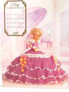 Annies Attic Crochet Pattern May 1992 Bed Doll Dress  