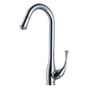  Dawn Sinks Carl Pull Out Spray Sink Faucet   Brushed 
