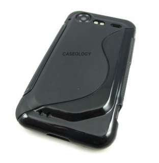 STEALTH BLK HARD GEL COVER CASE HTC DROID INCREDIBLE 2  