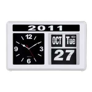  ZuoMod Retro Auto Flip Clock With Month, Day, And Year 